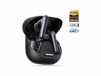 Soundcore by anker liberty 4 nc draadloze oordopjes zwart - earbuds - active noise cancelling tot 98.5%, multipoint connection, 50 uur accuduur, bluetooth 5.3, ipx4 spatwaterbestendig, hires certified - afbeelding 1 van  3
