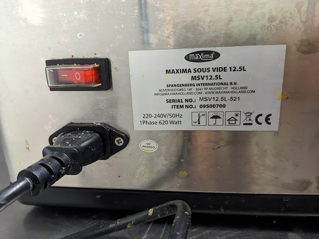 Sousvide maxima, msv 12,5l - afbeelding 4 van  6