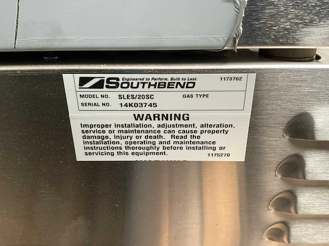 Southbend sles/20sc oven - afbeelding 2 van  11