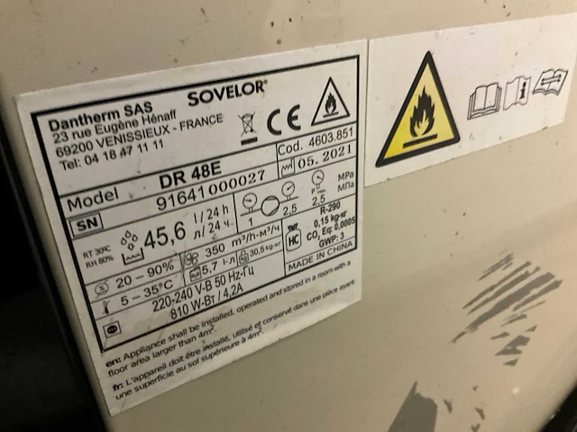 Sovelor dr 48e bouwdroger - afbeelding 5 van  5