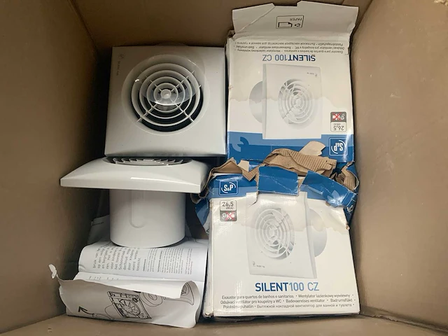 S&p silent 100cz badkamer ventilator (5x) - afbeelding 2 van  4