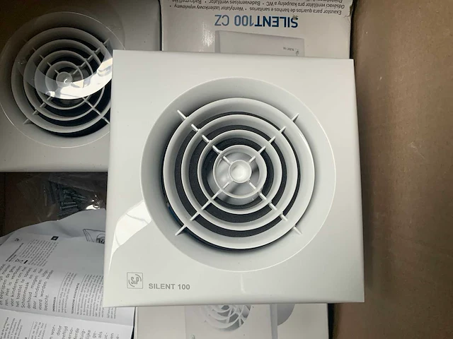 S&p silent 100cz badkamer ventilator (5x) - afbeelding 3 van  4