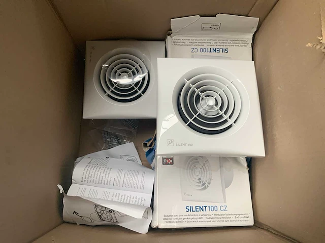 S&p silent 100cz badkamer ventilator (5x) - afbeelding 4 van  4