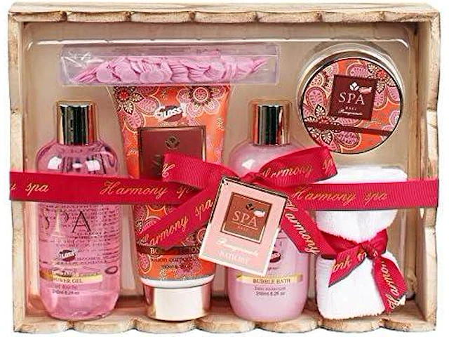 Spa bali geschenkschet bath set granaatappel - afbeelding 1 van  3