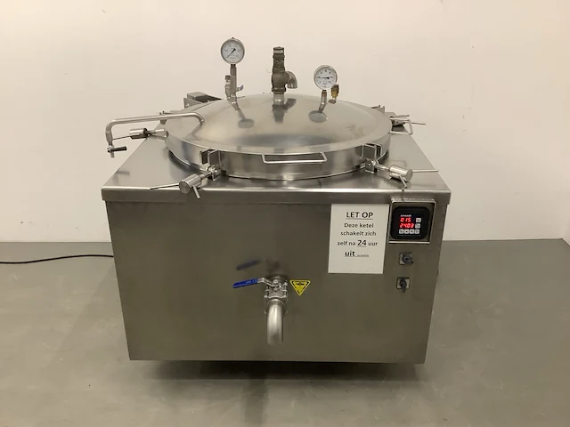 Spako 350 liter hogedruk kookketel - afbeelding 8 van  17