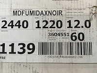 Spanolux - mdf umidax noir plaat 2440x1220x12mm (8x) - afbeelding 4 van  4