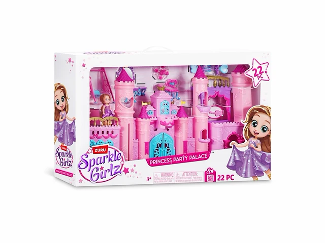 Sparkle girlz princess feestpaleis met pop van zuru - afbeelding 2 van  2