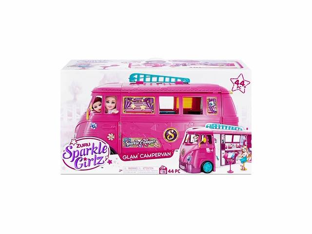 Sparkle girlz retro speelgoed campervan van zuru - afbeelding 1 van  6