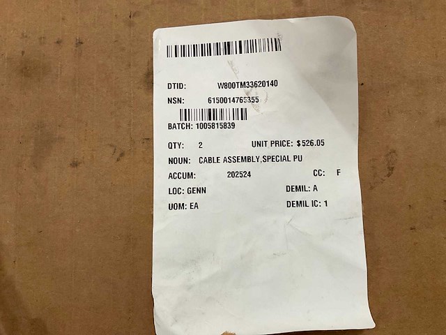 Special cable assembly (2x) - afbeelding 3 van  3
