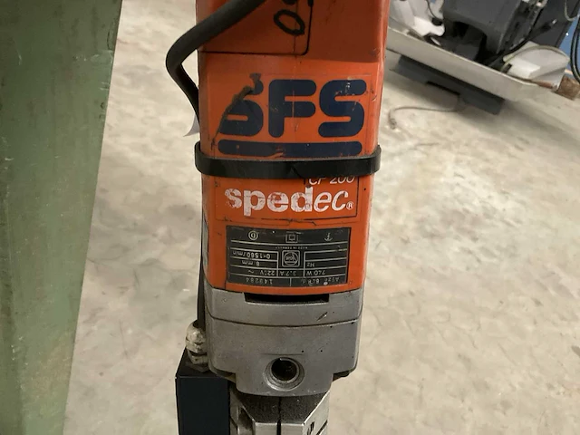 Spedec sfs cf 200 boormachine - afbeelding 5 van  5