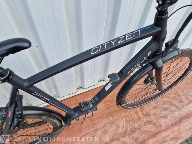 Speed pedelec gazelle, cityzen speed, matzwart, 2017 - afbeelding 5 van  11