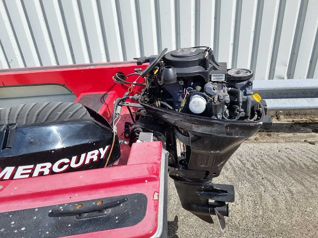 Speedboot + 15 pk mercuri buitenboordmotor - met trailer - speedboot - afbeelding 4 van  25