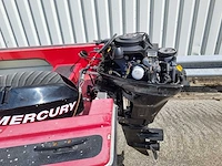 Speedboot + 15 pk mercuri buitenboordmotor - met trailer - speedboot - afbeelding 4 van  25