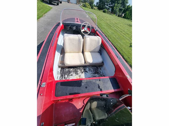 Speedboot + 15 pk mercuri buitenboordmotor - met trailer - speedboot - afbeelding 9 van  25