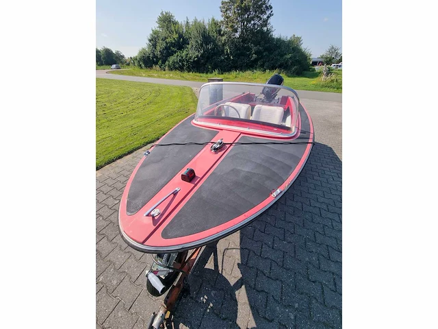 Speedboot + 15 pk mercuri buitenboordmotor - met trailer - speedboot - afbeelding 13 van  25