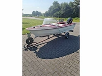 Speedboot + 15 pk mercuri buitenboordmotor - met trailer - speedboot - afbeelding 17 van  25