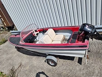Speedboot + 15 pk mercuri buitenboordmotor - met trailer - speedboot - afbeelding 21 van  25