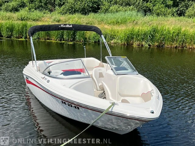 Speedboot mariah, r 18.9, wit/rood, bouwjaar 2010 - afbeelding 6 van  12