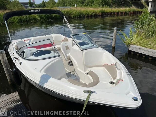 Speedboot mariah, r 18.9, wit/rood, bouwjaar 2010 - afbeelding 7 van  12