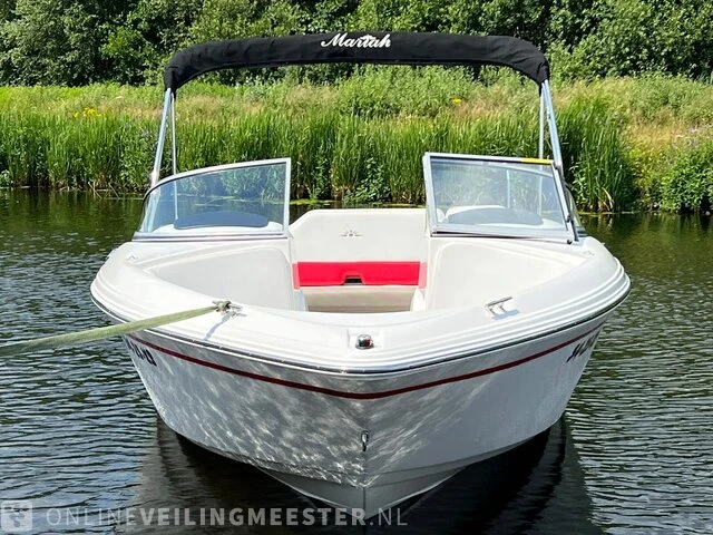 Speedboot mariah, r 18.9, wit/rood, bouwjaar 2010 - afbeelding 8 van  12