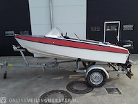 Speedboot met buitenboordmotor 20pk mercury en toebehoren - afbeelding 2 van  17