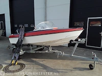 Speedboot met buitenboordmotor 20pk mercury en toebehoren - afbeelding 11 van  17