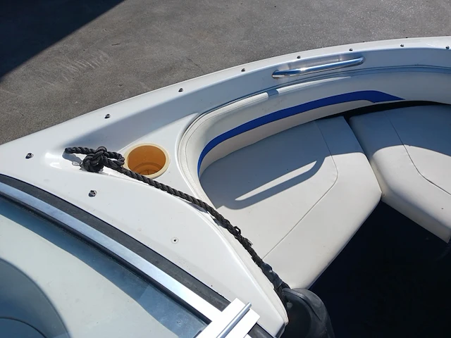 Speedboot met stallingstrailer, wellcraft, excel, wit/blauw - afbeelding 4 van  66