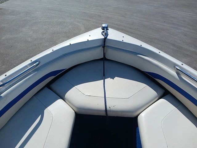 Speedboot met stallingstrailer, wellcraft, excel, wit/blauw - afbeelding 5 van  66