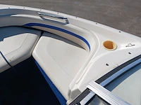 Speedboot met stallingstrailer, wellcraft, excel, wit/blauw - afbeelding 6 van  66