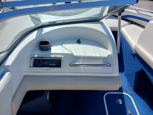 Speedboot met stallingstrailer, wellcraft, excel, wit/blauw - afbeelding 17 van  66