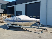 Speedboot met stallingstrailer, wellcraft, excel, wit/blauw - afbeelding 12 van  66