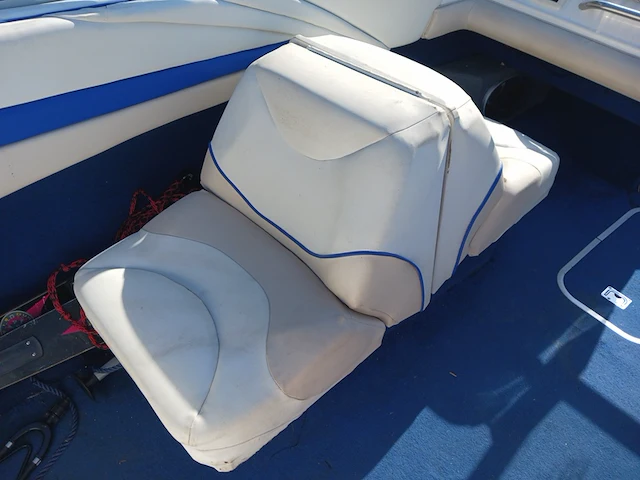 Speedboot met stallingstrailer, wellcraft, excel, wit/blauw - afbeelding 26 van  66