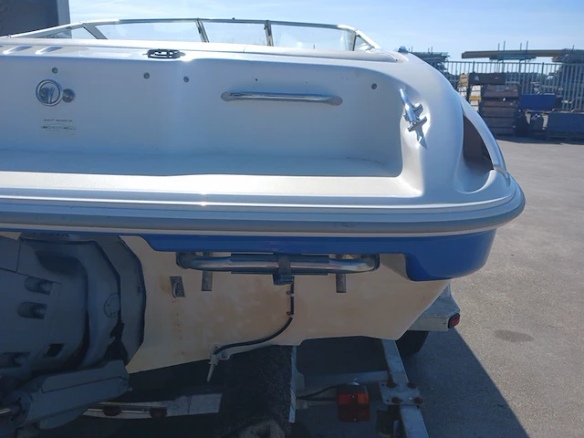 Speedboot met stallingstrailer, wellcraft, excel, wit/blauw - afbeelding 33 van  66