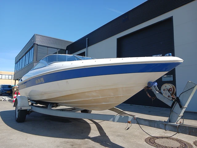 Speedboot met stallingstrailer, wellcraft, excel, wit/blauw - afbeelding 35 van  66