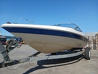 Speedboot met stallingstrailer, wellcraft, excel, wit/blauw - afbeelding 36 van  66