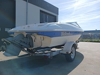 Speedboot met stallingstrailer, wellcraft, excel, wit/blauw - afbeelding 40 van  66