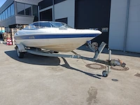 Speedboot met stallingstrailer, wellcraft, excel, wit/blauw - afbeelding 47 van  66