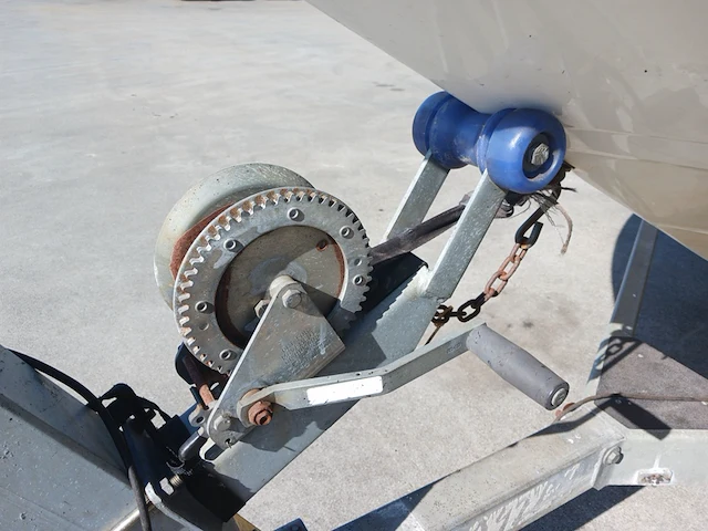 Speedboot met stallingstrailer, wellcraft, excel, wit/blauw - afbeelding 51 van  66