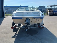 Speedboot met stallingstrailer, wellcraft, excel, wit/blauw - afbeelding 45 van  66