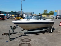 Speedboot met stallingstrailer, wellcraft, excel, wit/blauw - afbeelding 65 van  66