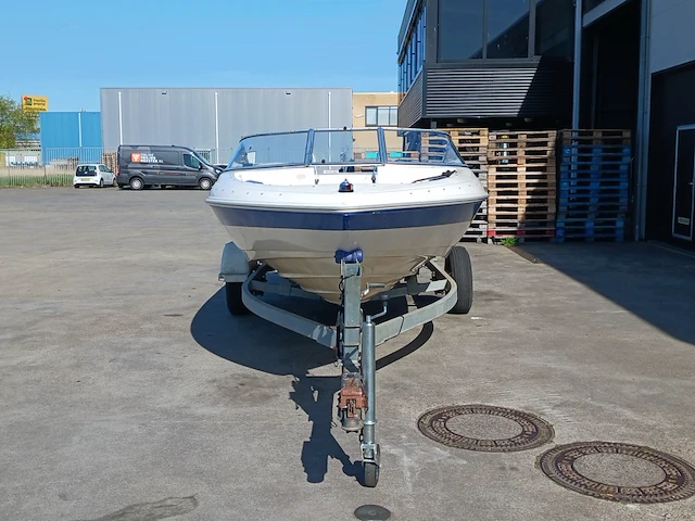 Speedboot met stallingstrailer, wellcraft, excel, wit/blauw - afbeelding 66 van  66