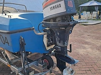 Speedboot met trailer en buitenboordmotor, vega, 405, blauw - afbeelding 2 van  28