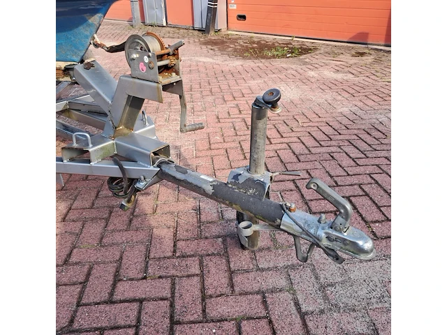 Speedboot met trailer en buitenboordmotor, vega, 405, blauw - afbeelding 7 van  28