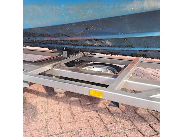 Speedboot met trailer en buitenboordmotor, vega, 405, blauw - afbeelding 9 van  28
