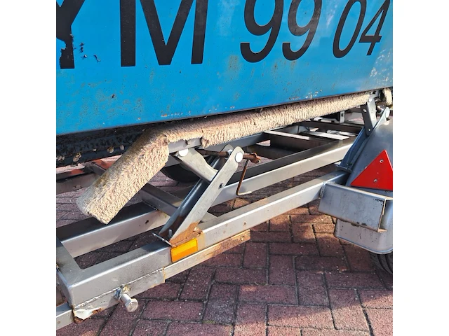 Speedboot met trailer en buitenboordmotor, vega, 405, blauw - afbeelding 11 van  28