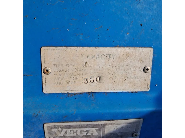 Speedboot met trailer en buitenboordmotor, vega, 405, blauw - afbeelding 20 van  28