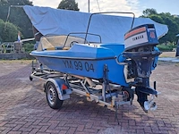 Speedboot met trailer en buitenboordmotor, vega, 405, blauw - afbeelding 22 van  28