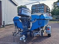 Speedboot met trailer en buitenboordmotor, vega, 405, blauw - afbeelding 23 van  28