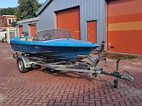 Speedboot met trailer en buitenboordmotor, vega, 405, blauw - afbeelding 25 van  28