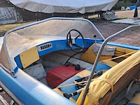 Speedboot met trailer en buitenboordmotor, vega, 405, blauw - afbeelding 28 van  28